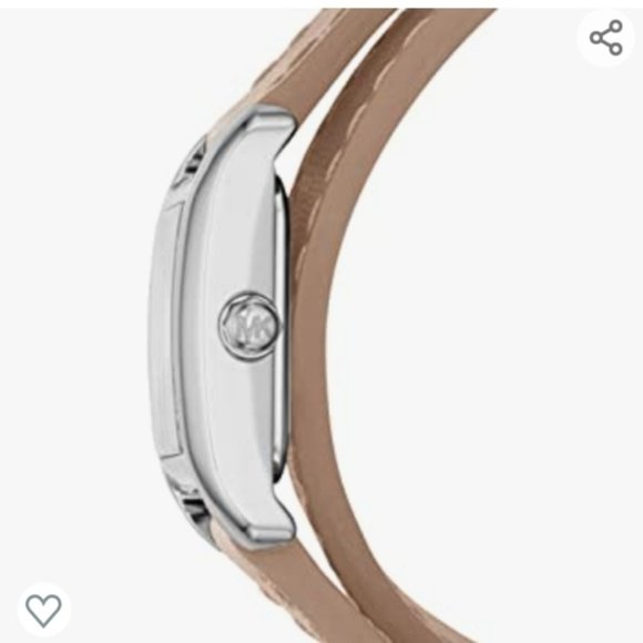 Michael Kors Women’s Taylor Pink Blush Wrap Watch - Picture 3 of 9